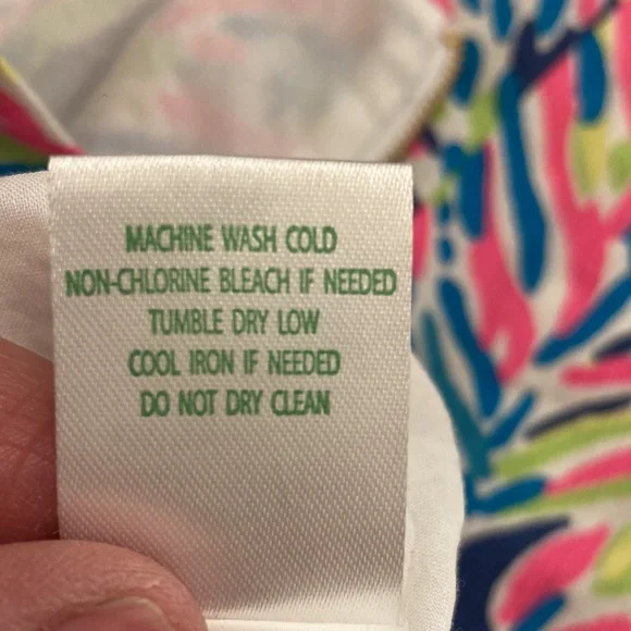 Lilly Pulitzer shift dress Indigo palm reader size 2 - Picture 7 of 10